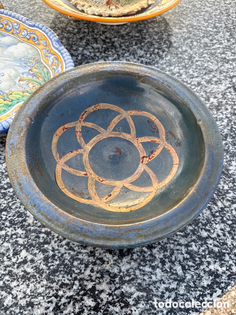 Antig&uuml;edades: Plato de cer&aacute;mica antiguo - Foto 1