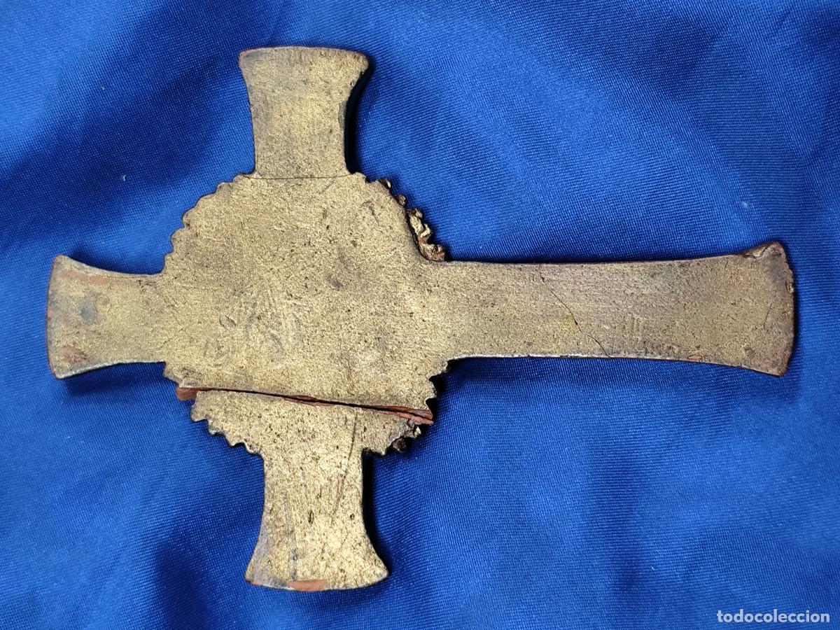 Antig&uuml;edades: CRUZ EN BRONCE, CRUCIFIJO EN BRONCE - Foto 7