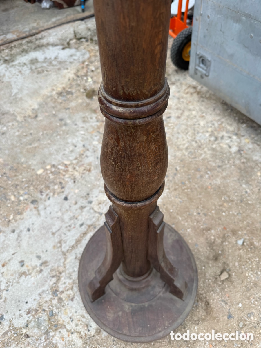 Antig&uuml;edades: Bonito perchero de madera - Foto 4
