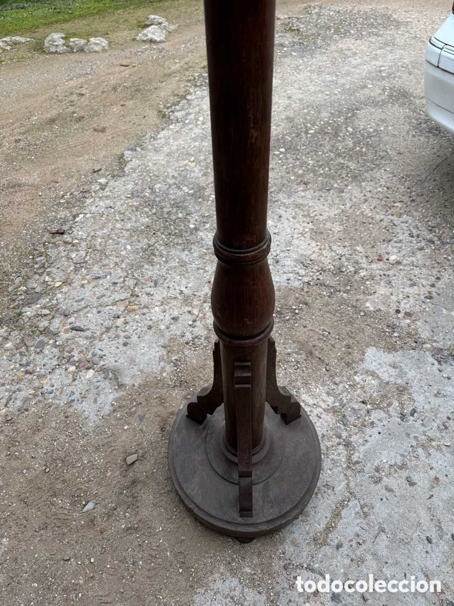 Antig&uuml;edades: Bonito perchero de madera - Foto 7