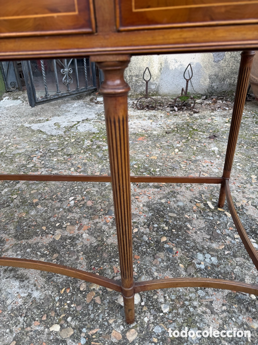 Antig&uuml;edades: Consola inglesa en madera - Foto 5