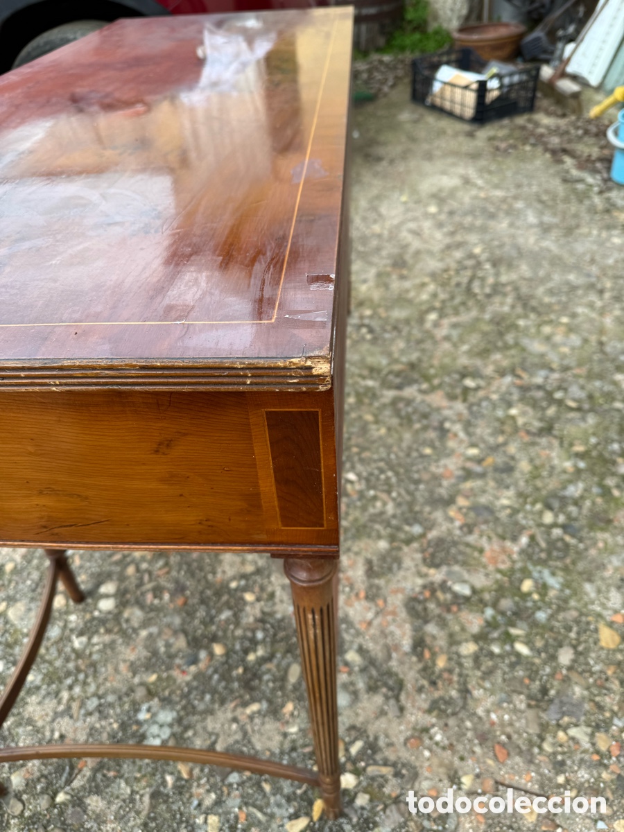 Antig&uuml;edades: Consola inglesa en madera - Foto 8