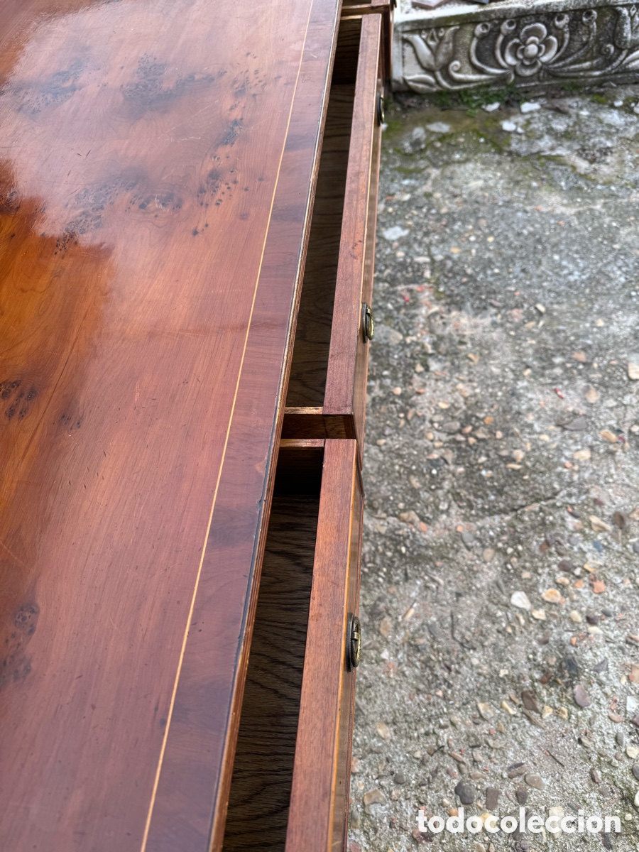 Antig&uuml;edades: Consola inglesa en madera - Foto 12