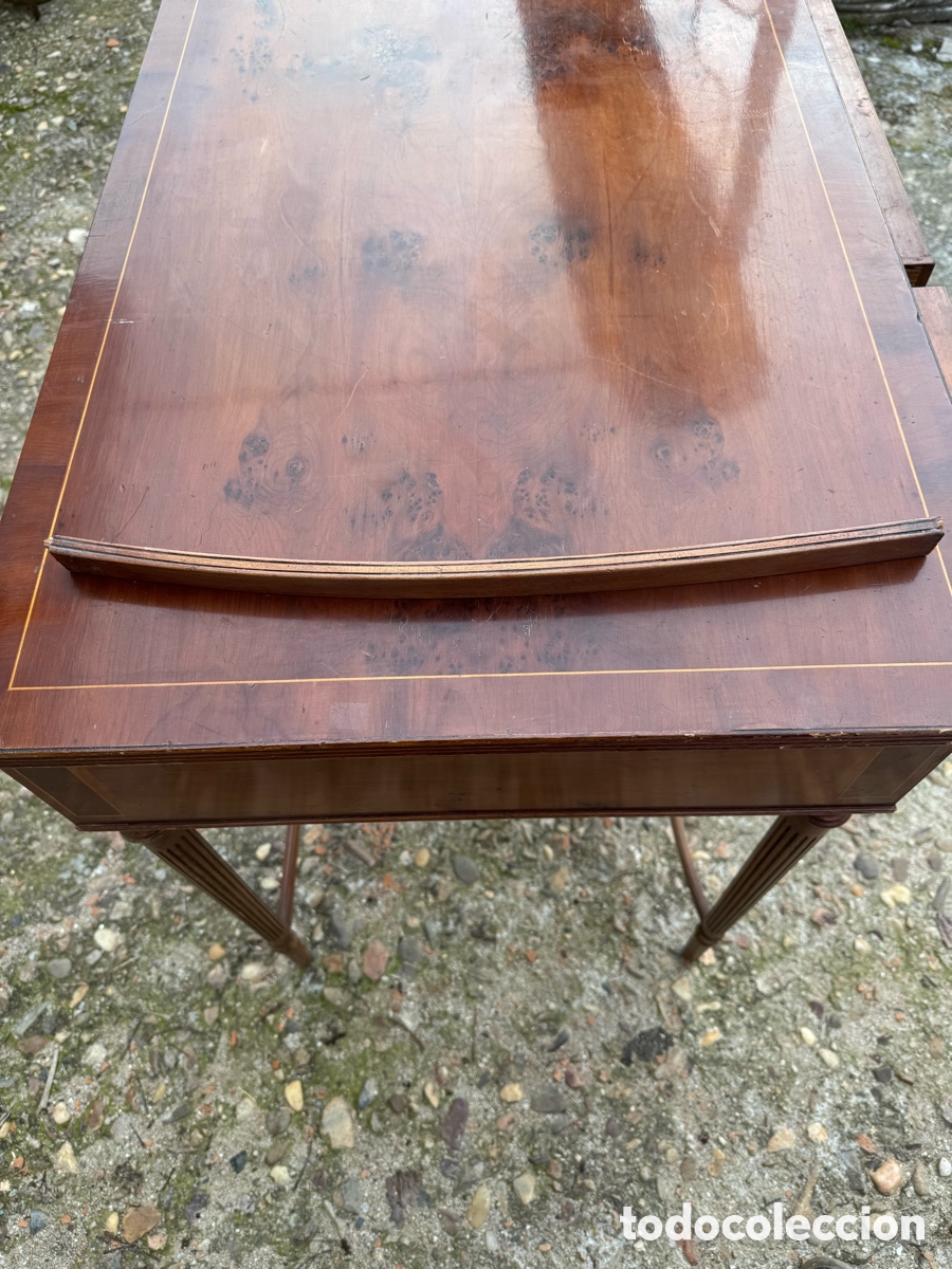 Antig&uuml;edades: Consola inglesa en madera - Foto 14