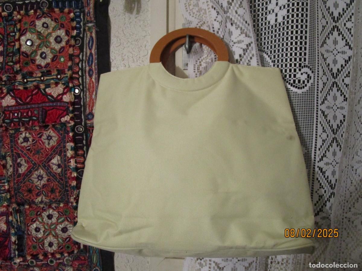 Antig&uuml;edades: PRACTICO BOLSO BOLSA DE MANO PARA LA PLAYA - Foto 2