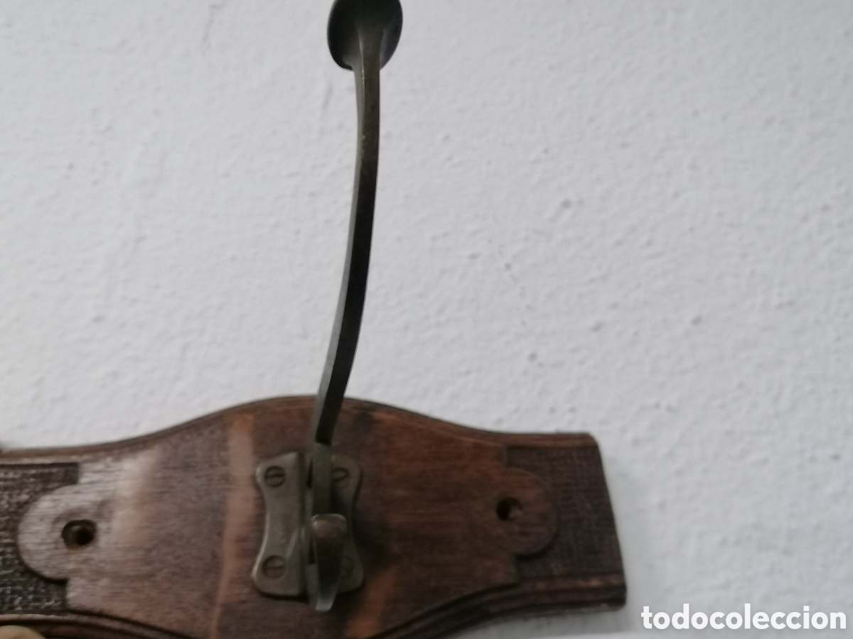 Antig&uuml;edades: Perchero de pared Arts and Crafts - Foto 4