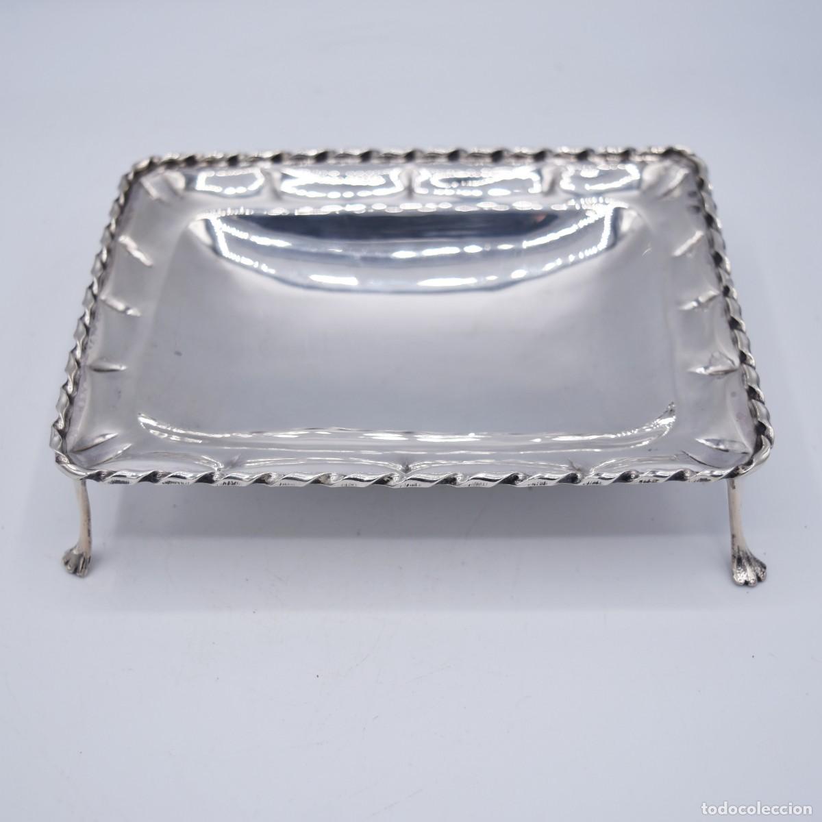 Antig&uuml;edades: Tarjetero / bandeja de plata - Foto 11