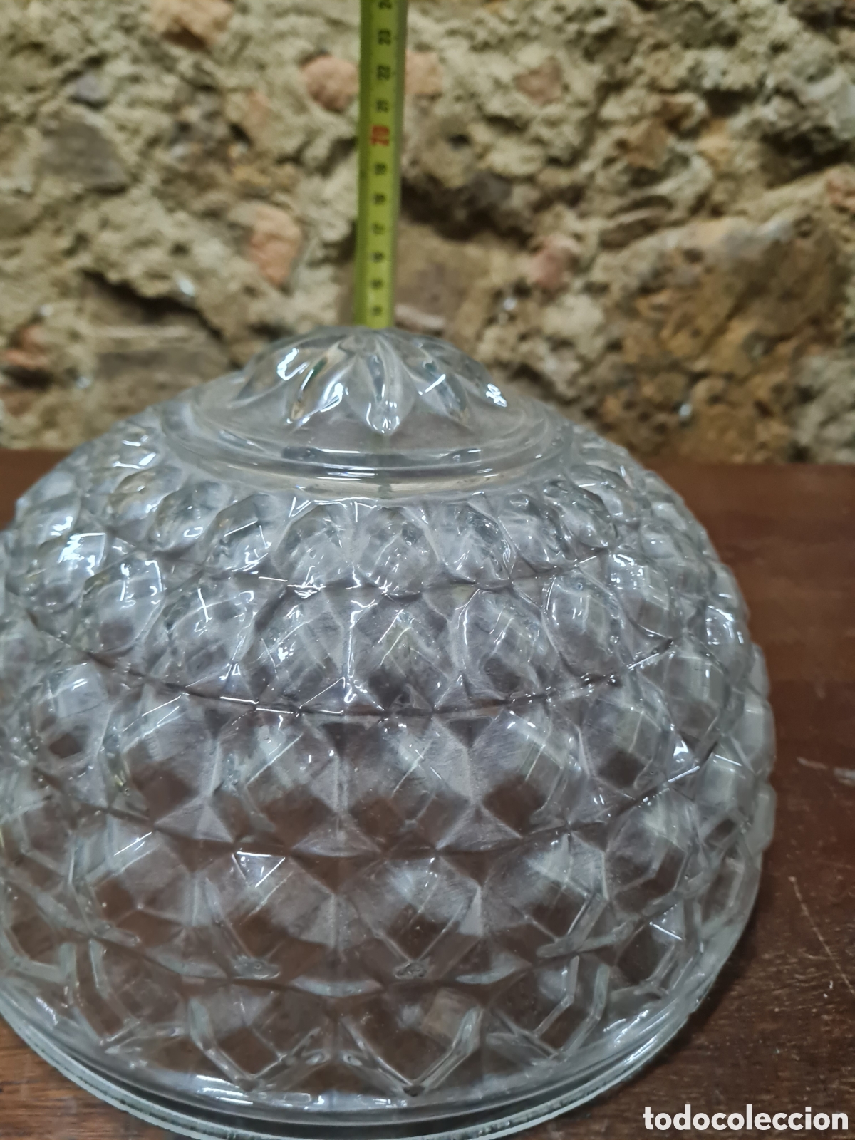 Antig&uuml;edades: Antiguo globo para plaf&oacute;n o l&aacute;para - Foto 7