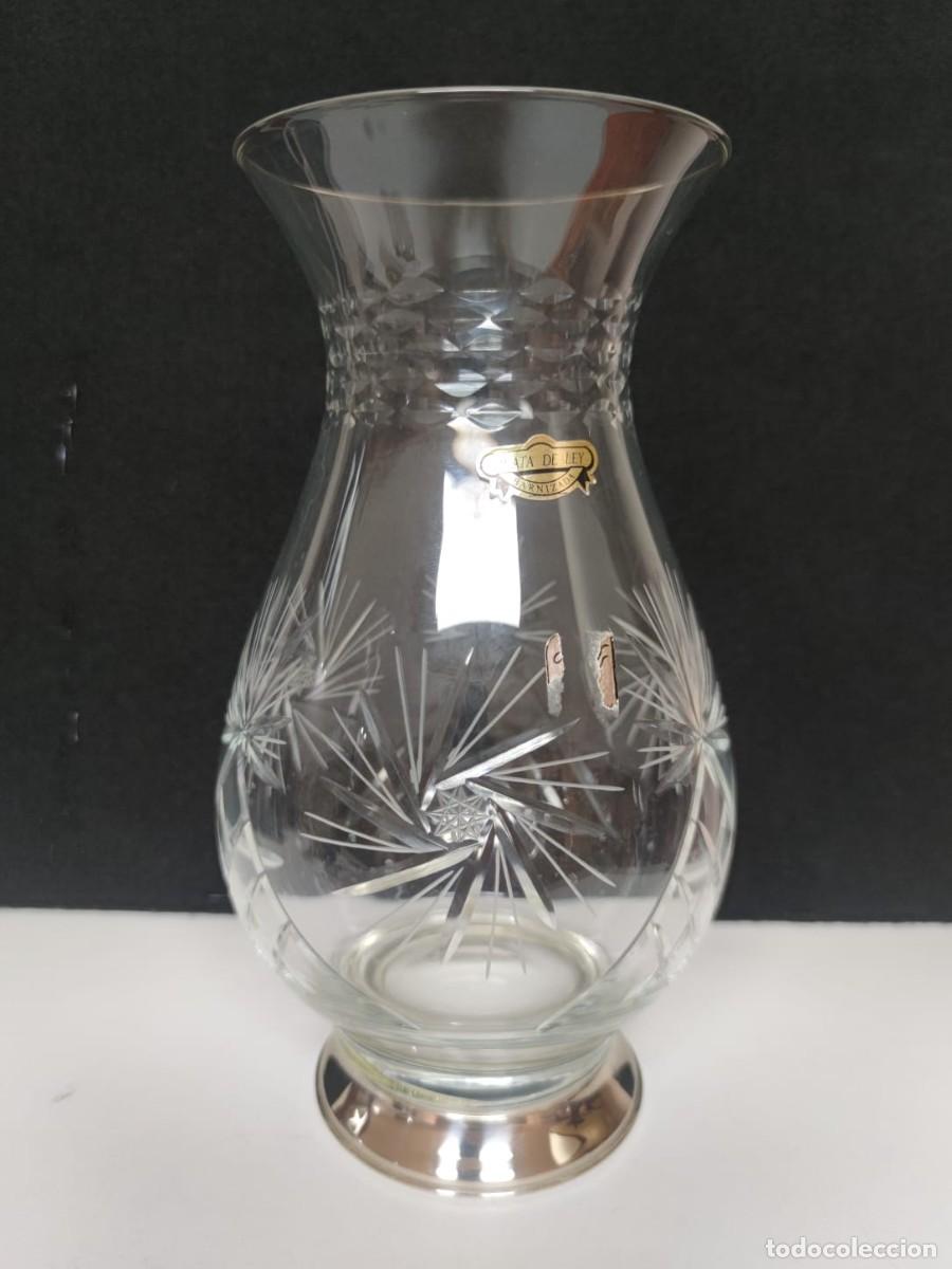 Antig&uuml;edades: JARR&Oacute;N CRISTAL TALLADO Y PLATA - Foto 1
