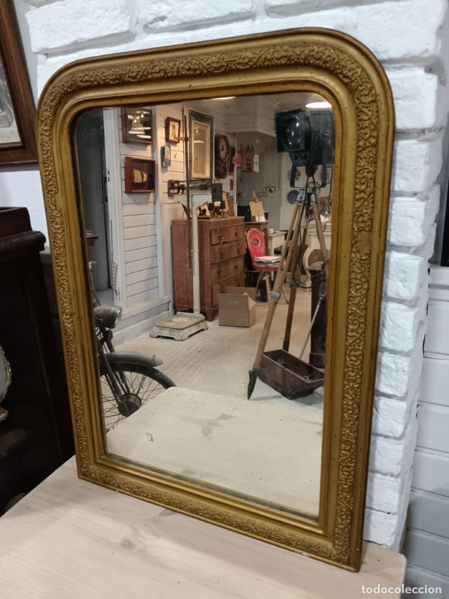 Antig&uuml;edades: ANTIGUO ESPEJO DE MADERA - Foto 2
