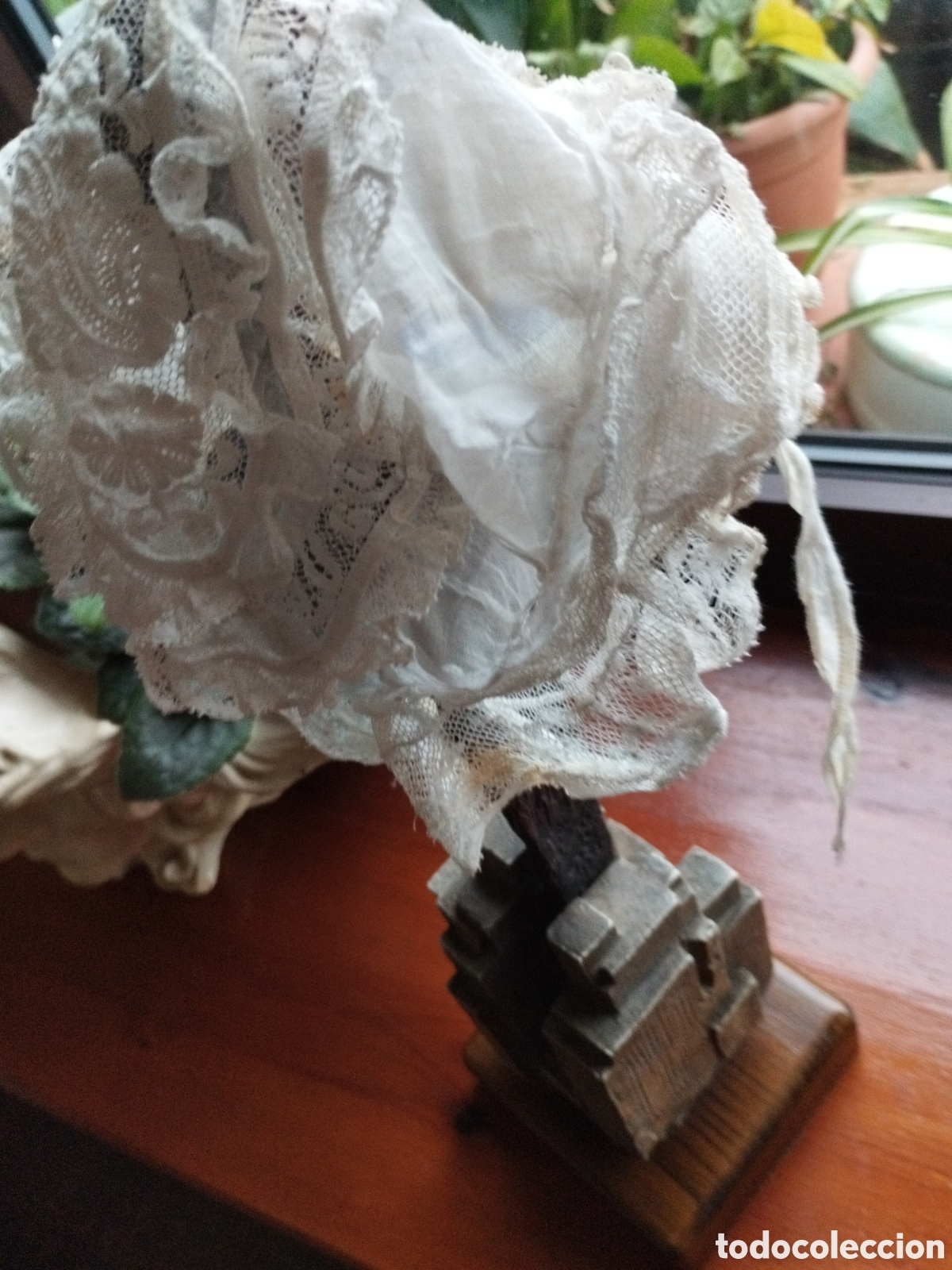 Antig&uuml;edades: * GORRO DE BAUTIZO.(Rf:332(b) - Foto 2