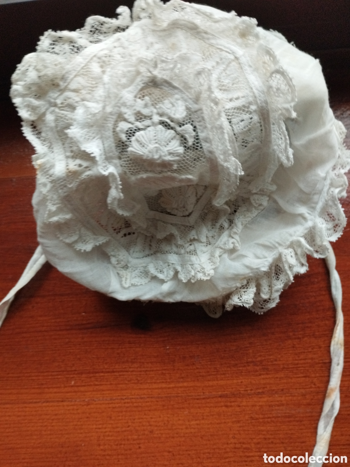 Antig&uuml;edades: * GORRO DE BAUTIZO.(Rf:332(b) - Foto 3