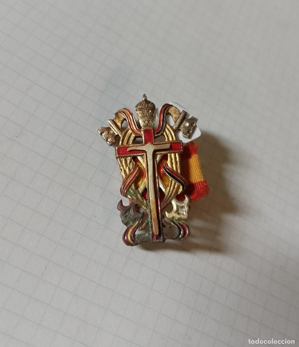 Antiques: Distintivo religioso de aguja