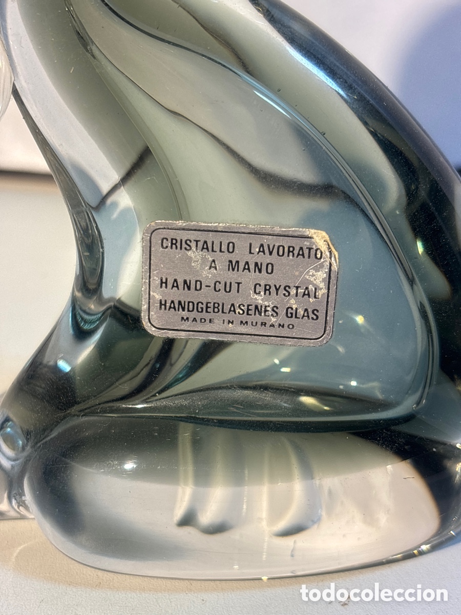Antig&uuml;edades: Figura cristal de Murano - Foto 2