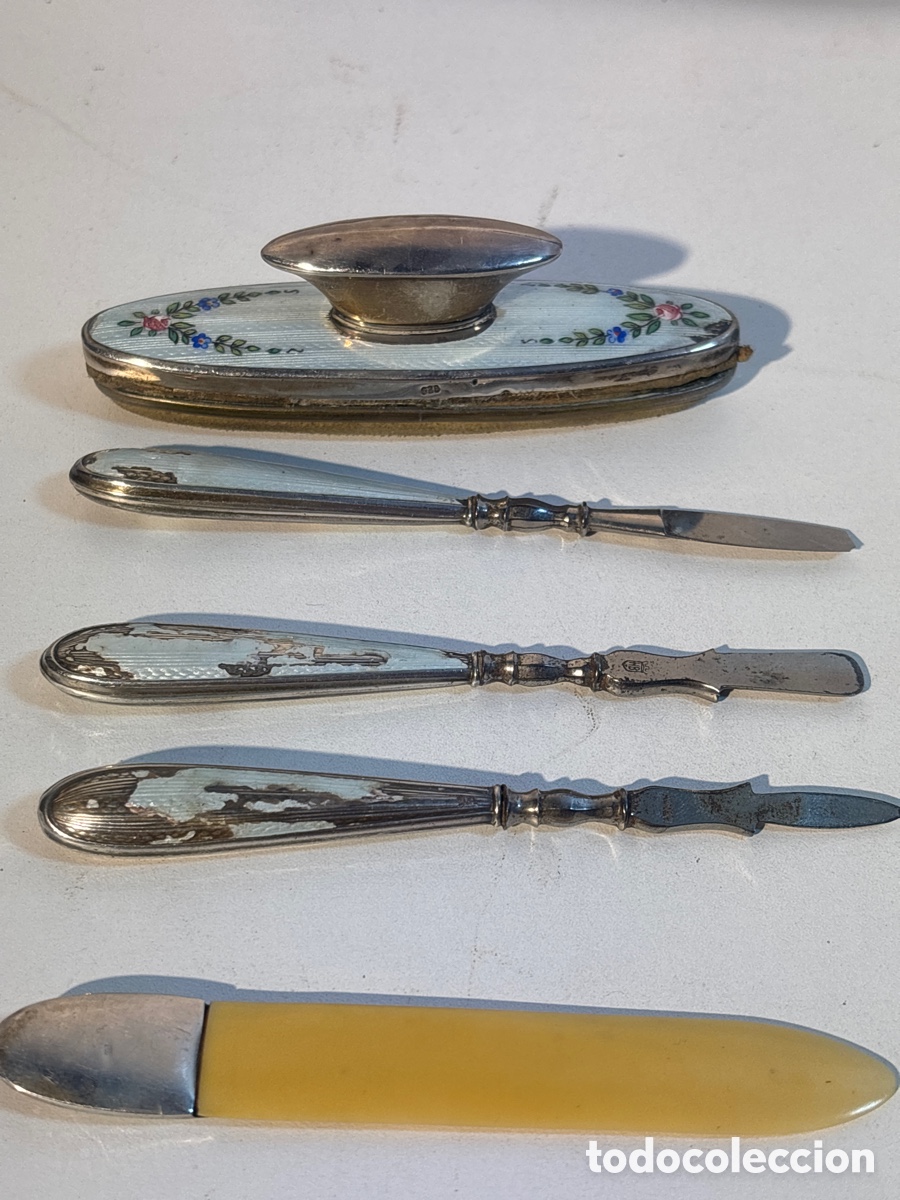 Antig&uuml;edades: Juego de manicura en Plata - Foto 2