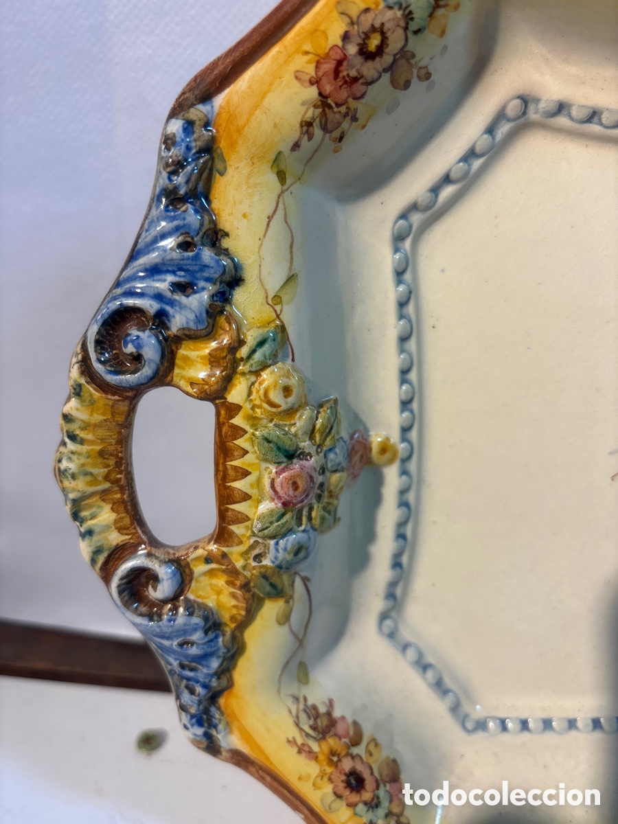 Antig&uuml;edades: Bandeja cer&aacute;mica Peyr&oacute; - Foto 3