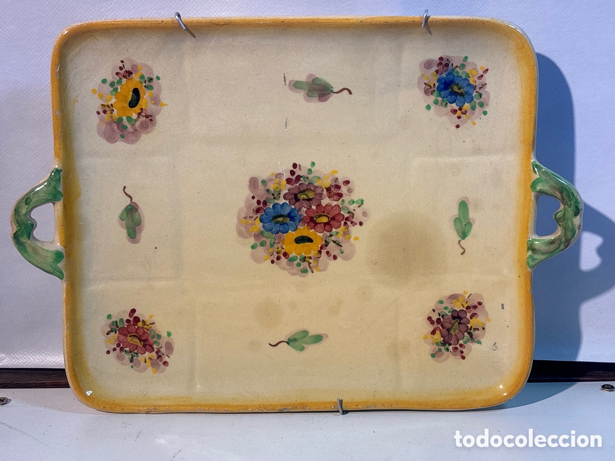 Antig&uuml;edades: Bandeja cer&aacute;mica Peyr&oacute; - Foto 1