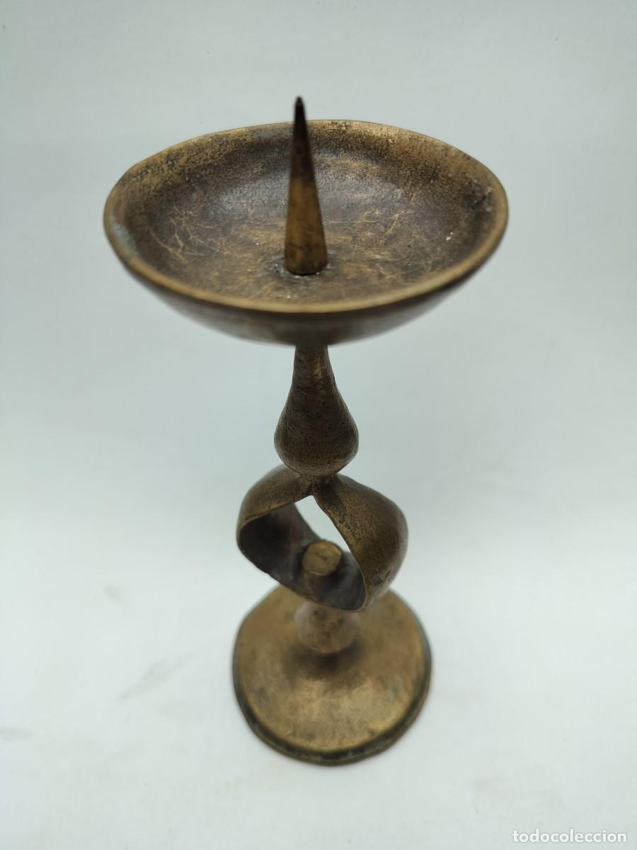 Antig&uuml;edades: Candelabro bronce italiano 1950s - Foto 5