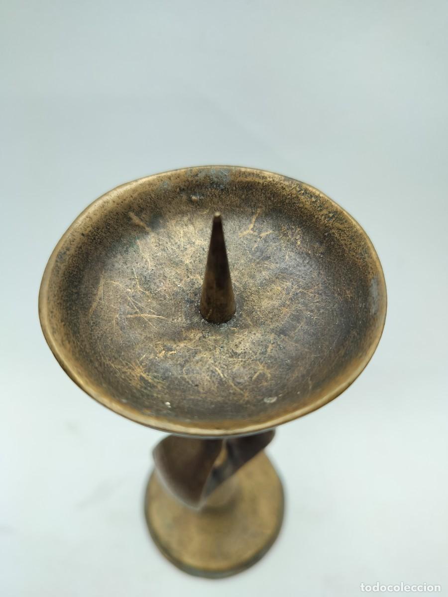 Antig&uuml;edades: Candelabro bronce italiano 1950s - Foto 6