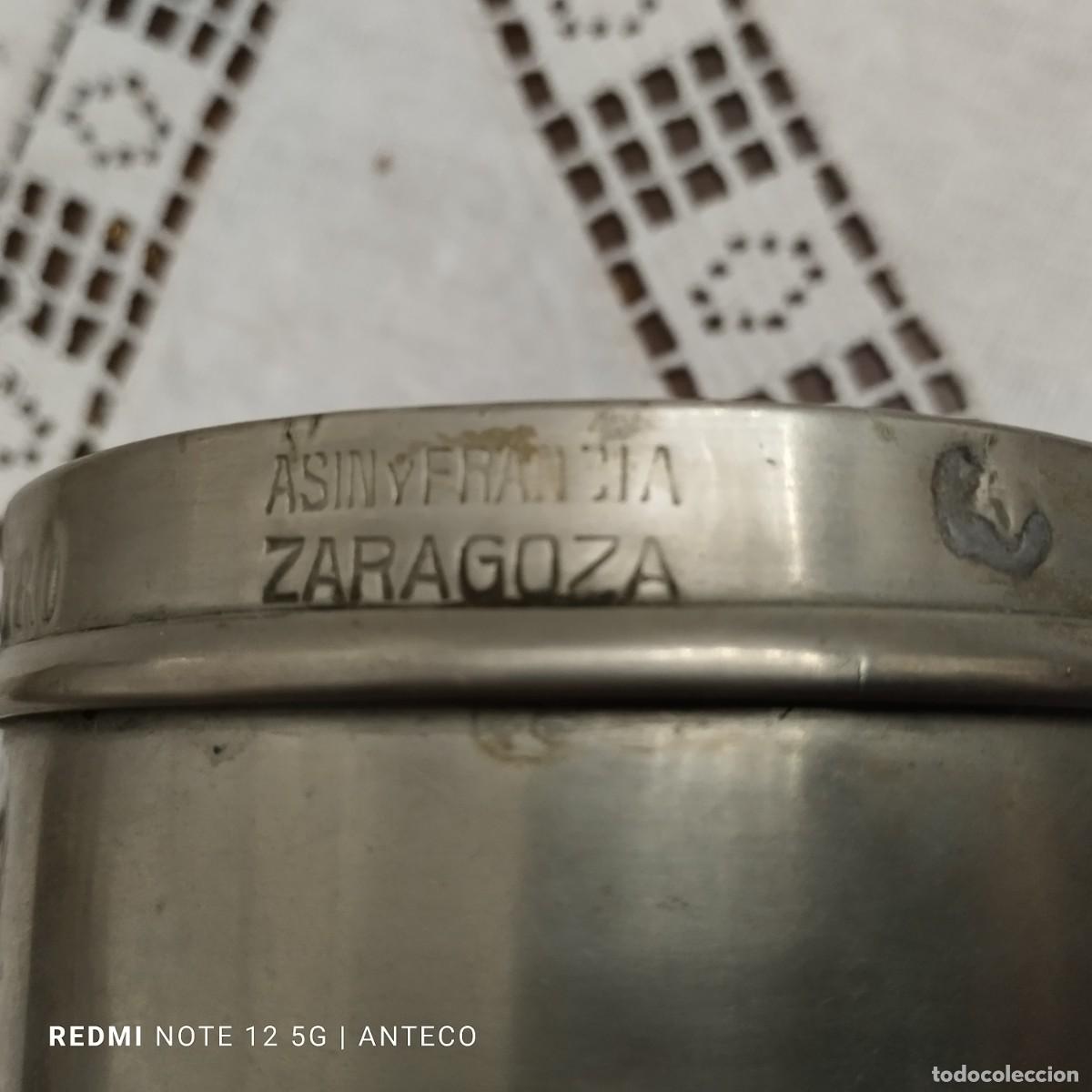 Antig&uuml;edades: JARRA DE MEDIDA DE MEDIO LITRO DE ESTA&Ntilde;O - Foto 3