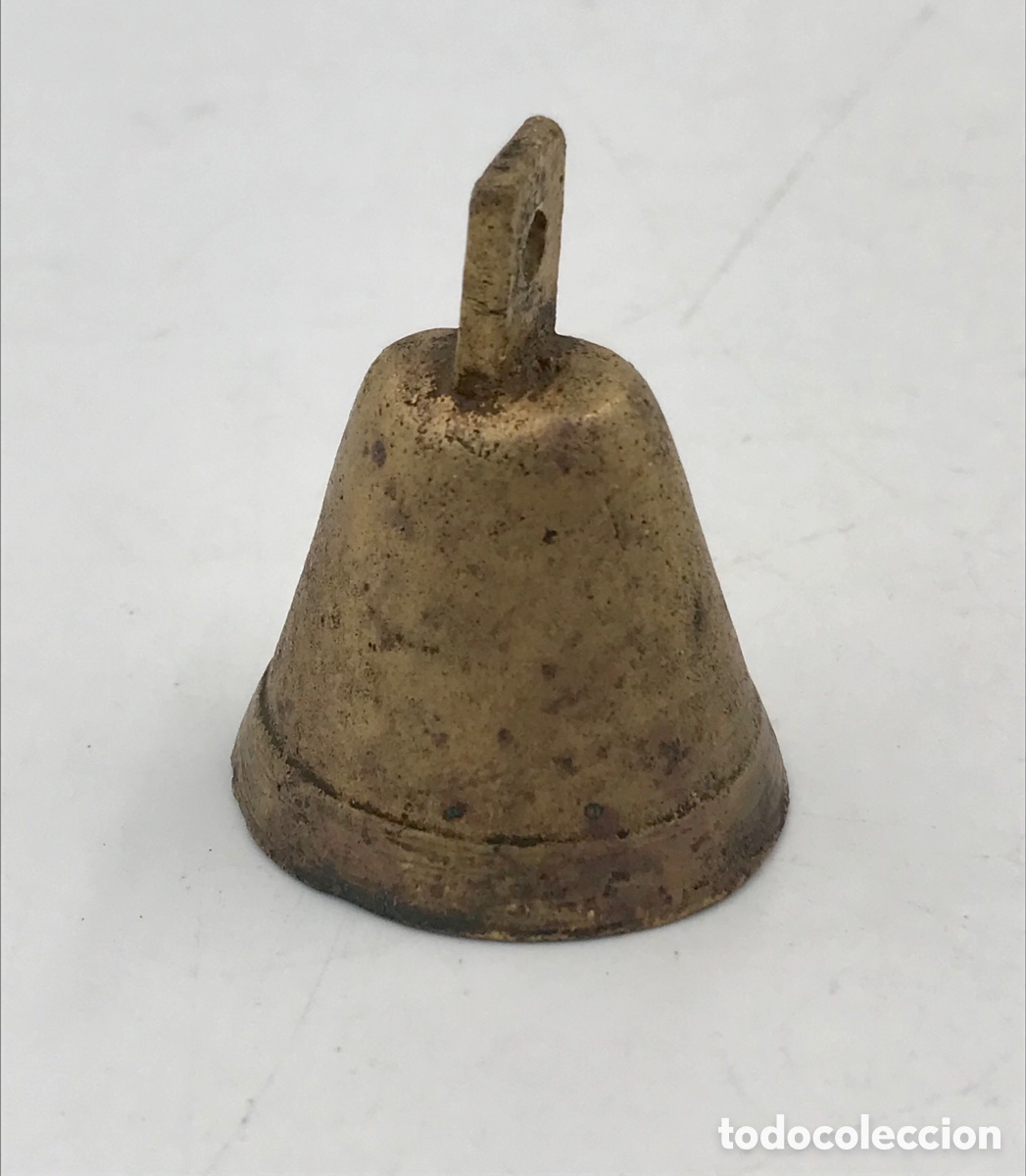 Antig&uuml;edades: Antigua Campanilla o Esquila de bronce. - Foto 5
