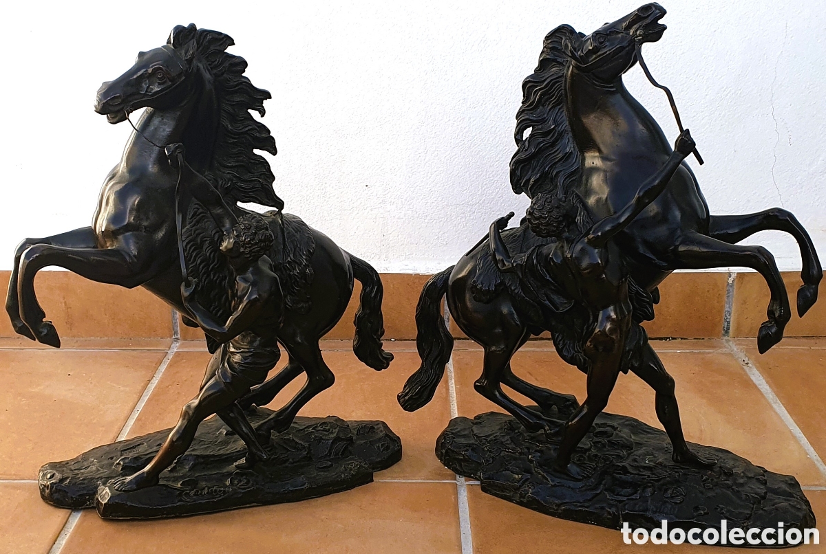 Antig&uuml;edades: ESCULTURAS BRONCE MARLY - Foto 4