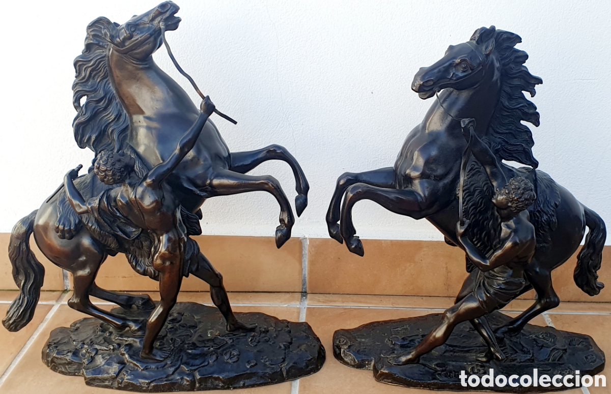 Antig&uuml;edades: ESCULTURAS BRONCE MARLY - Foto 1