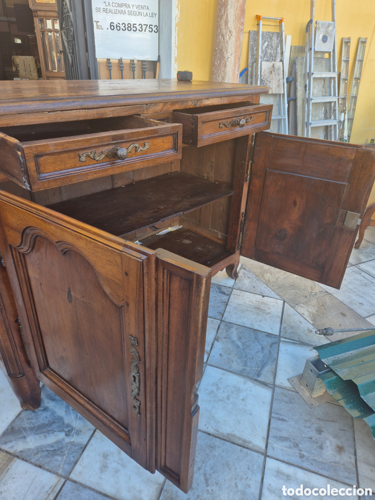 Antig&uuml;edades: Aparador del 18 en roble - Foto 8