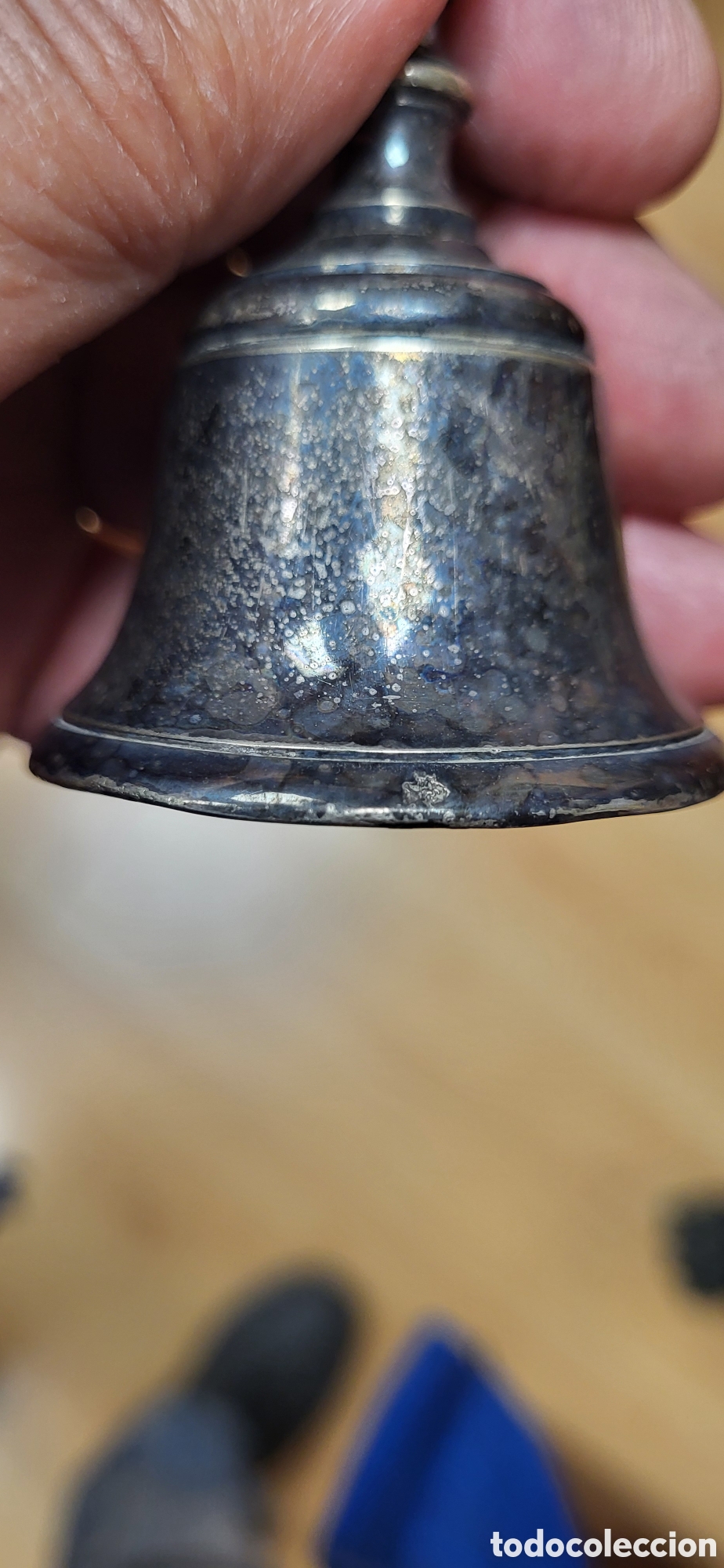 Antig&uuml;edades: CAMPANILLA DE PLATA S XVI - Foto 10