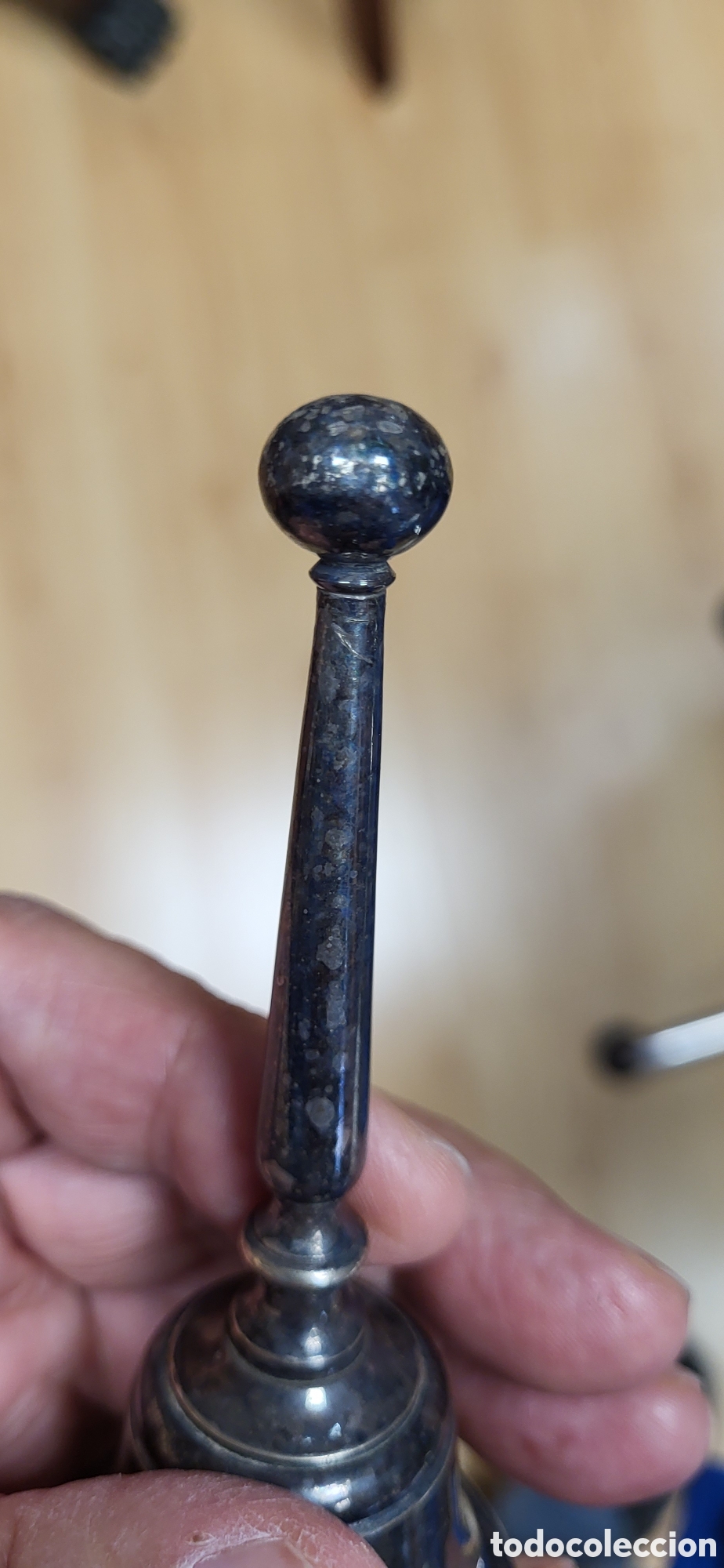 Antig&uuml;edades: CAMPANILLA DE PLATA S XVI - Foto 15