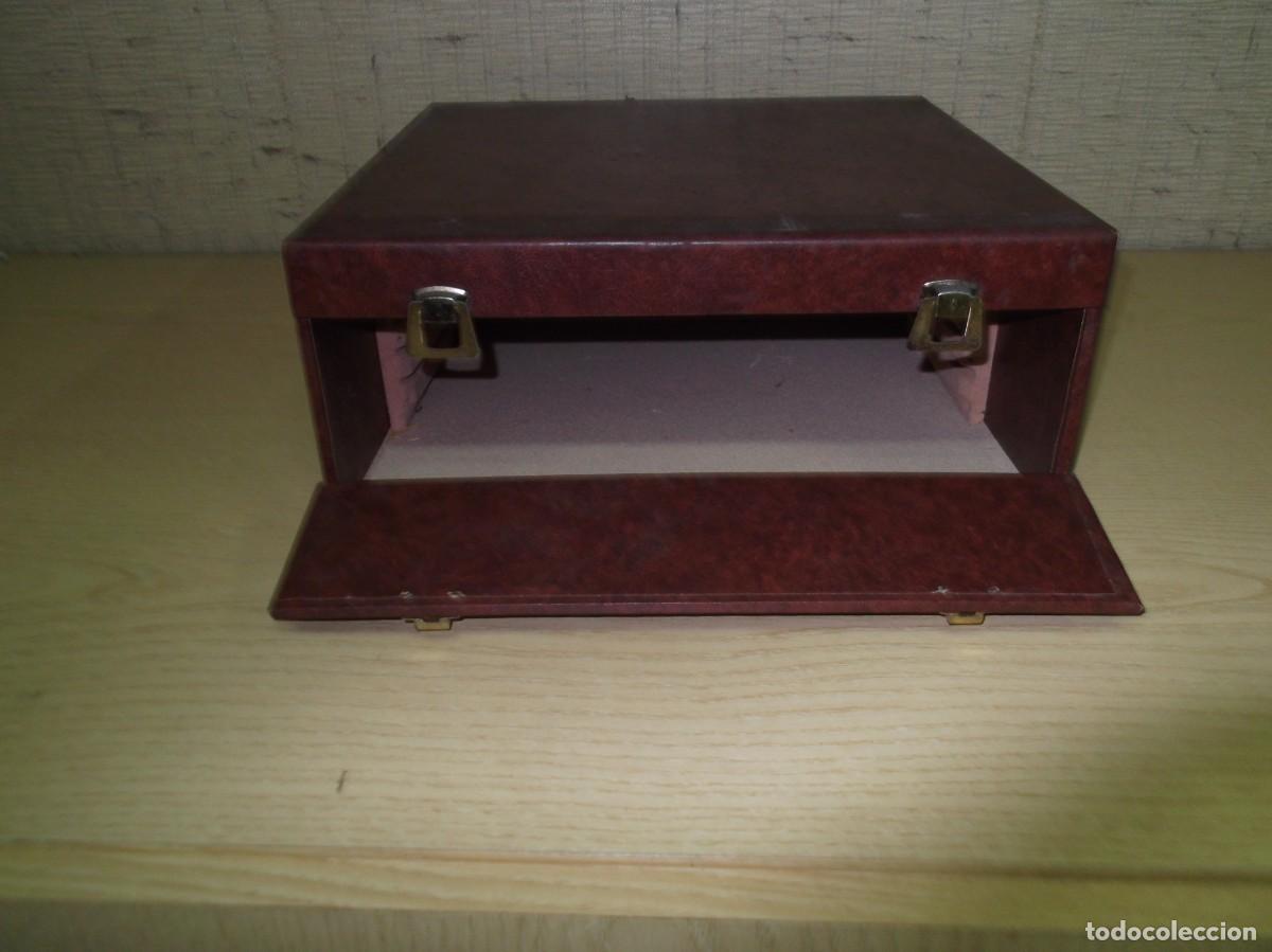 Antig&uuml;edades: Caja estuche antigua grande para poder baldas. - Foto 5