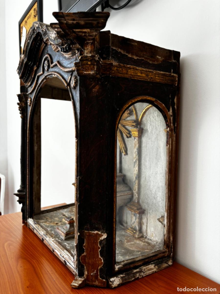 Antig&uuml;edades: Capilla Escaparate siglo XVIII - Foto 4