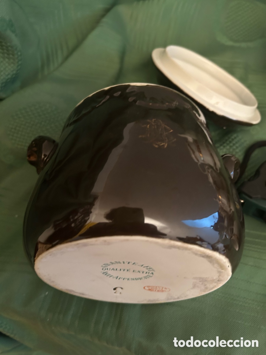 Antiques: Tarrina de pat&eacute; franccesa.