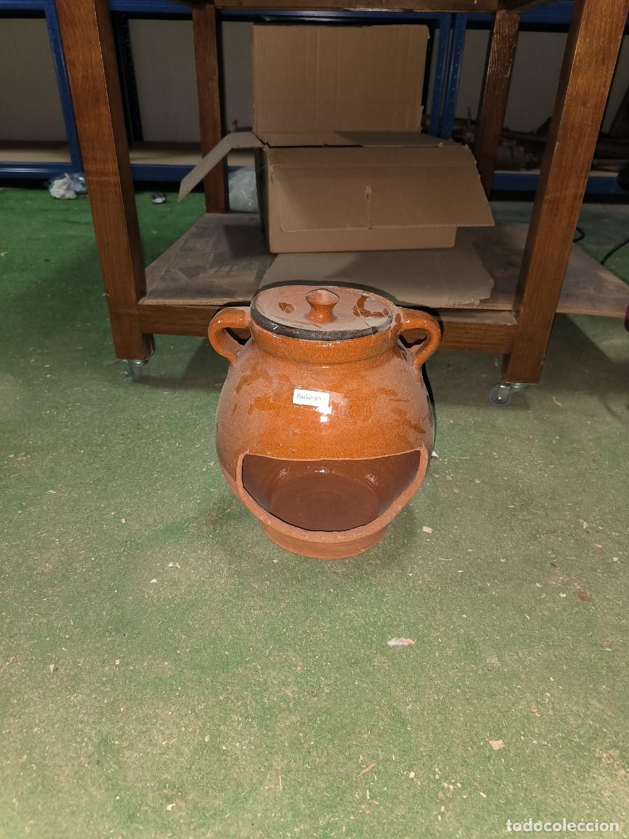 Antig&uuml;edades: PUCHERO DE BARRO ANTIGUO - Foto 1