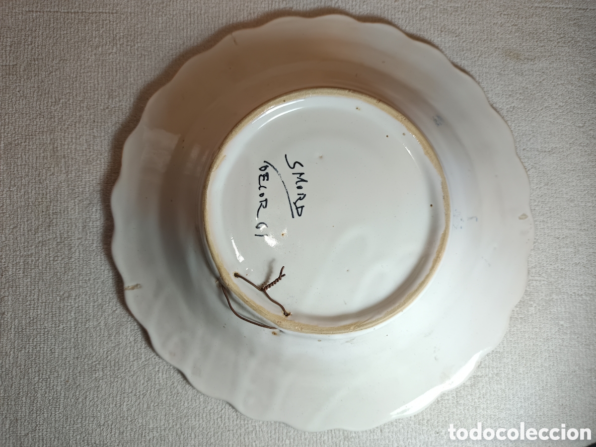 Antig&uuml;edades: plato de cer&aacute;mica talaverana - Foto 5