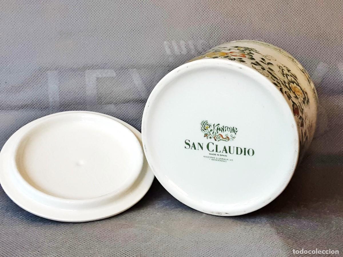 Antig&uuml;edades: TARRO DE PORCELANA SAN CLAUDIO - Foto 8