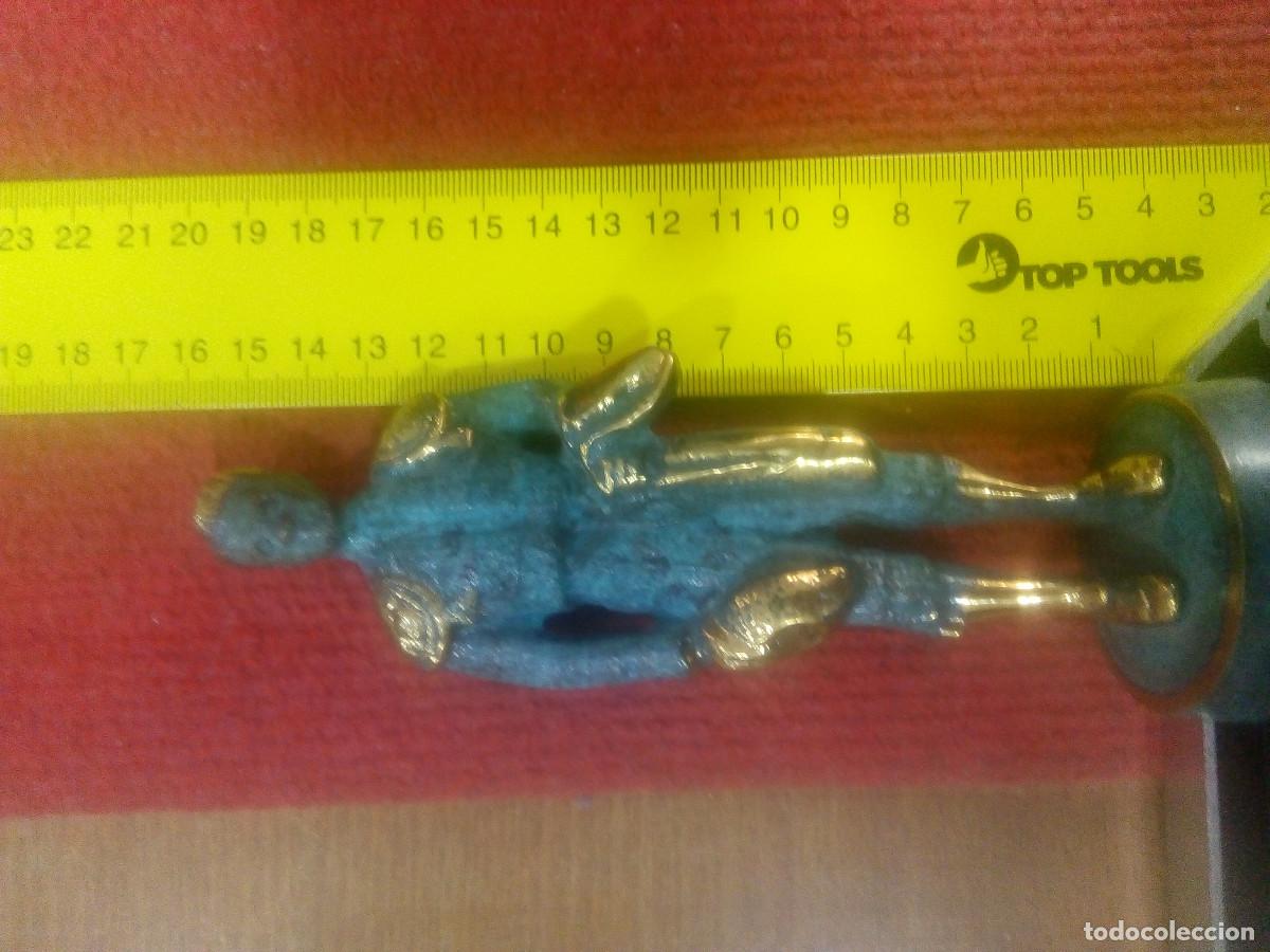 Antig&uuml;edades: FIGURA TORERO BRONCE MACIZO - Foto 5