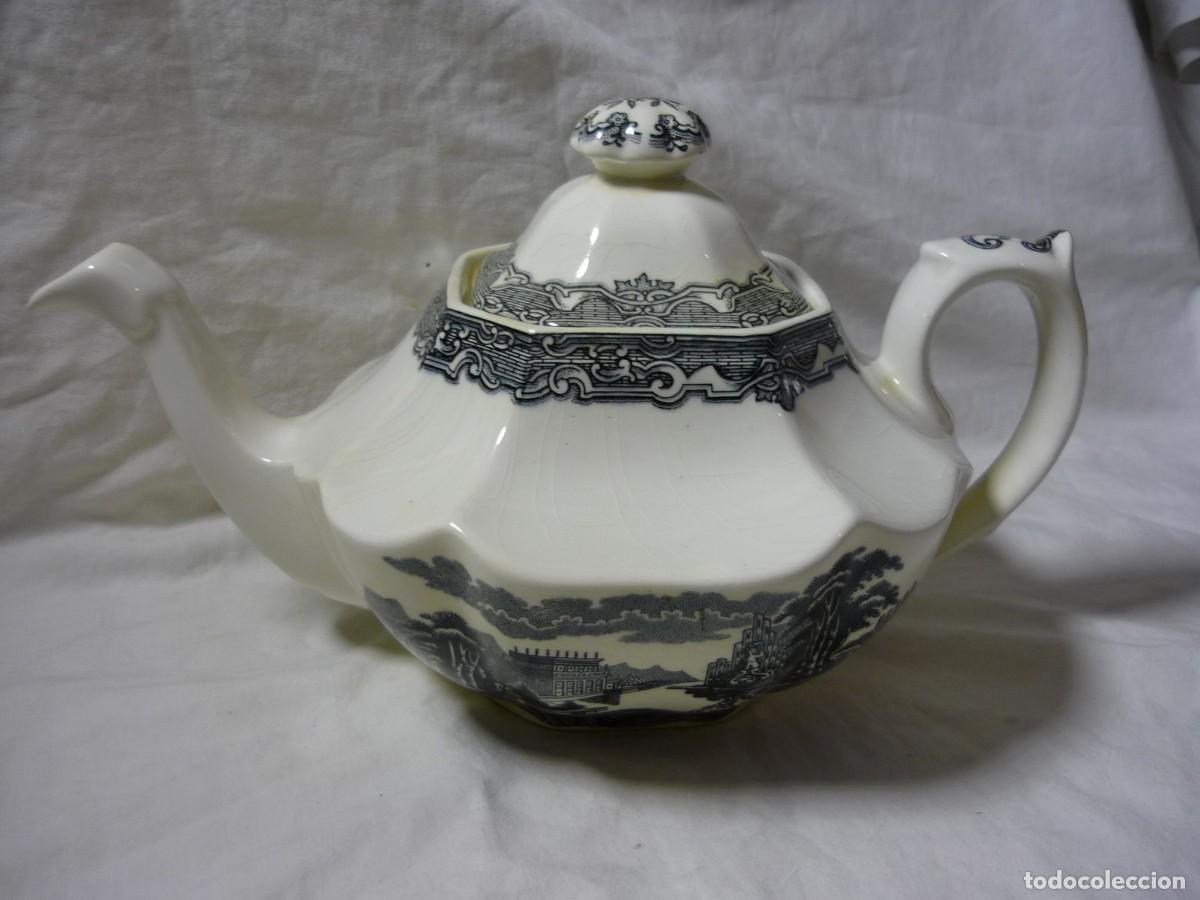 Antig&uuml;edades: Tetera de porcelana de La Cartuja - Foto 2