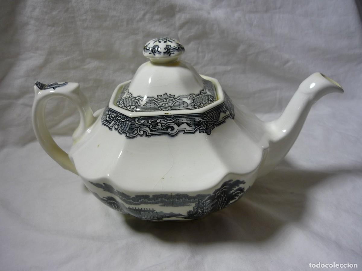 Antig&uuml;edades: Tetera de porcelana de La Cartuja - Foto 4