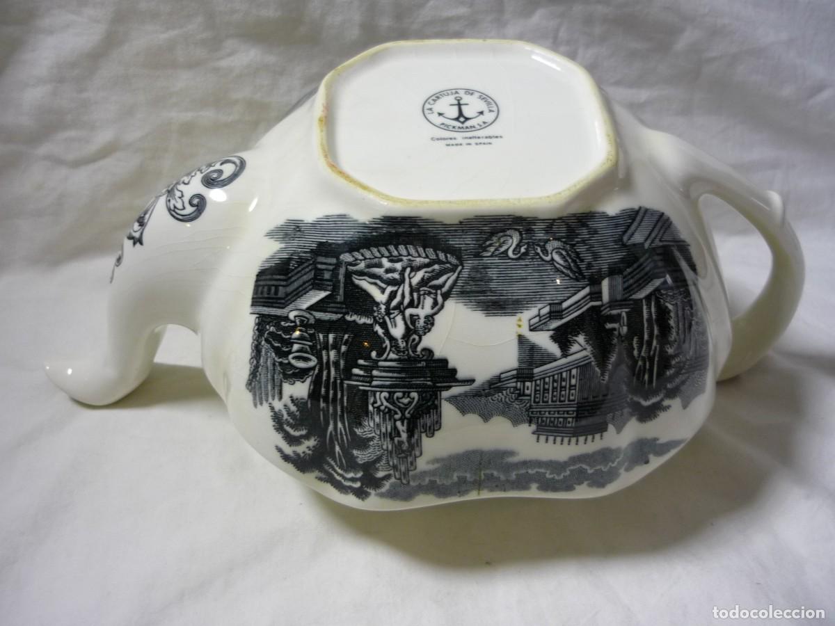 Antig&uuml;edades: Tetera de porcelana de La Cartuja - Foto 11