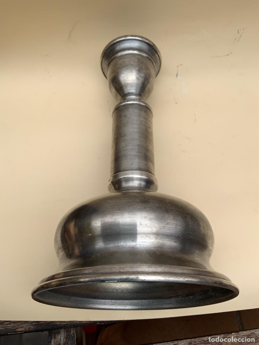 Antig&uuml;edades: CANDELERO RARO. 27&rsquo;5 cm. - Foto 18