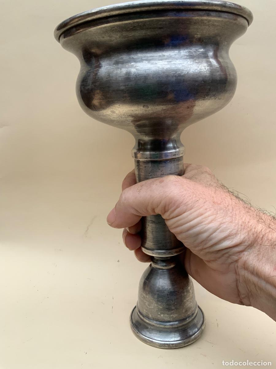 Antig&uuml;edades: CANDELERO RARO. 27&rsquo;5 cm. - Foto 21
