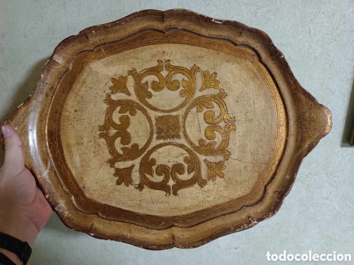 Antig&uuml;edades: Bandeja Florentina Barroca - Foto 1