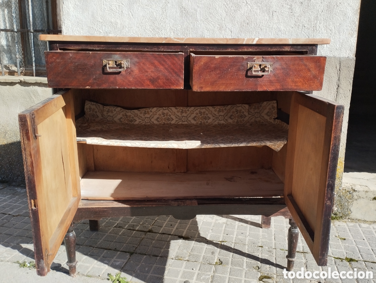 Antig&uuml;edades: Aparador de m&aacute;rmol Rosa - Foto 2