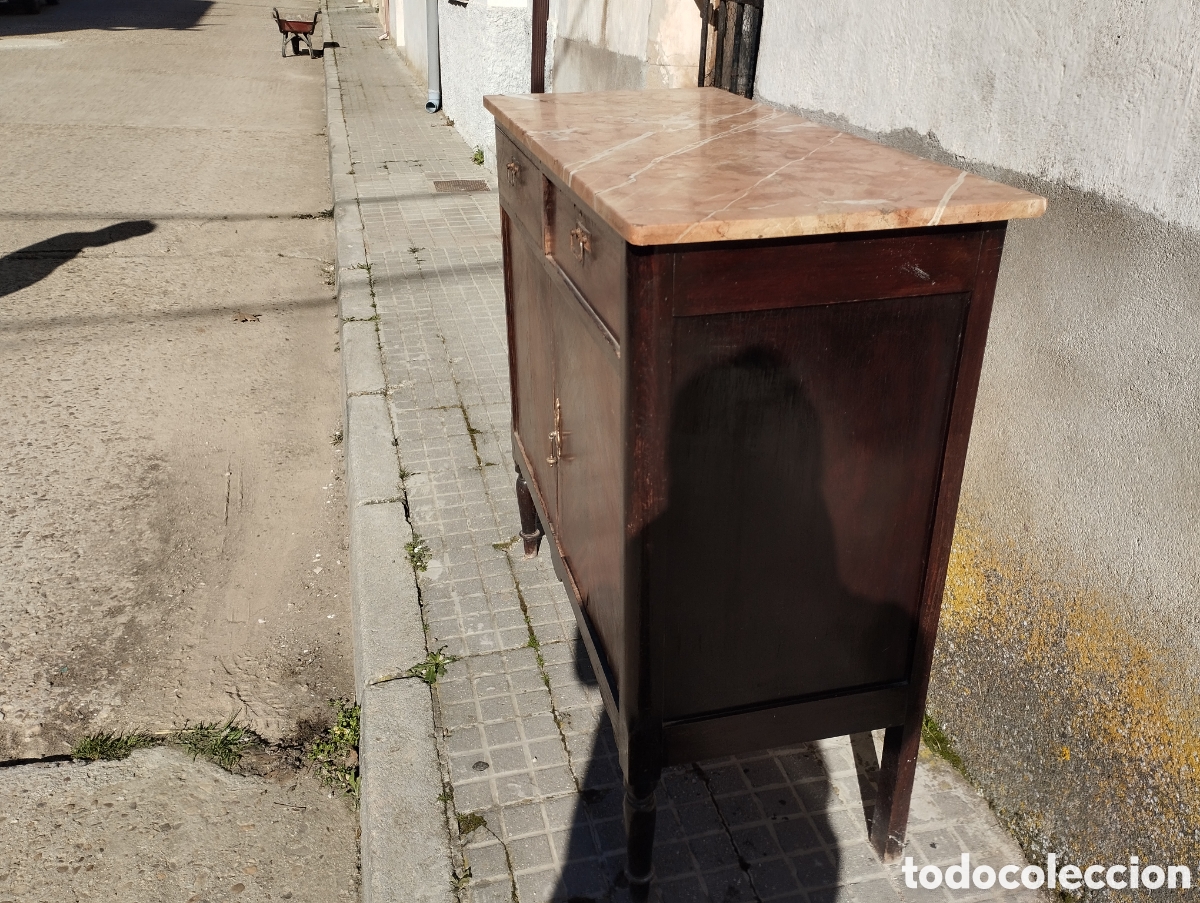 Antig&uuml;edades: Aparador de m&aacute;rmol Rosa - Foto 3