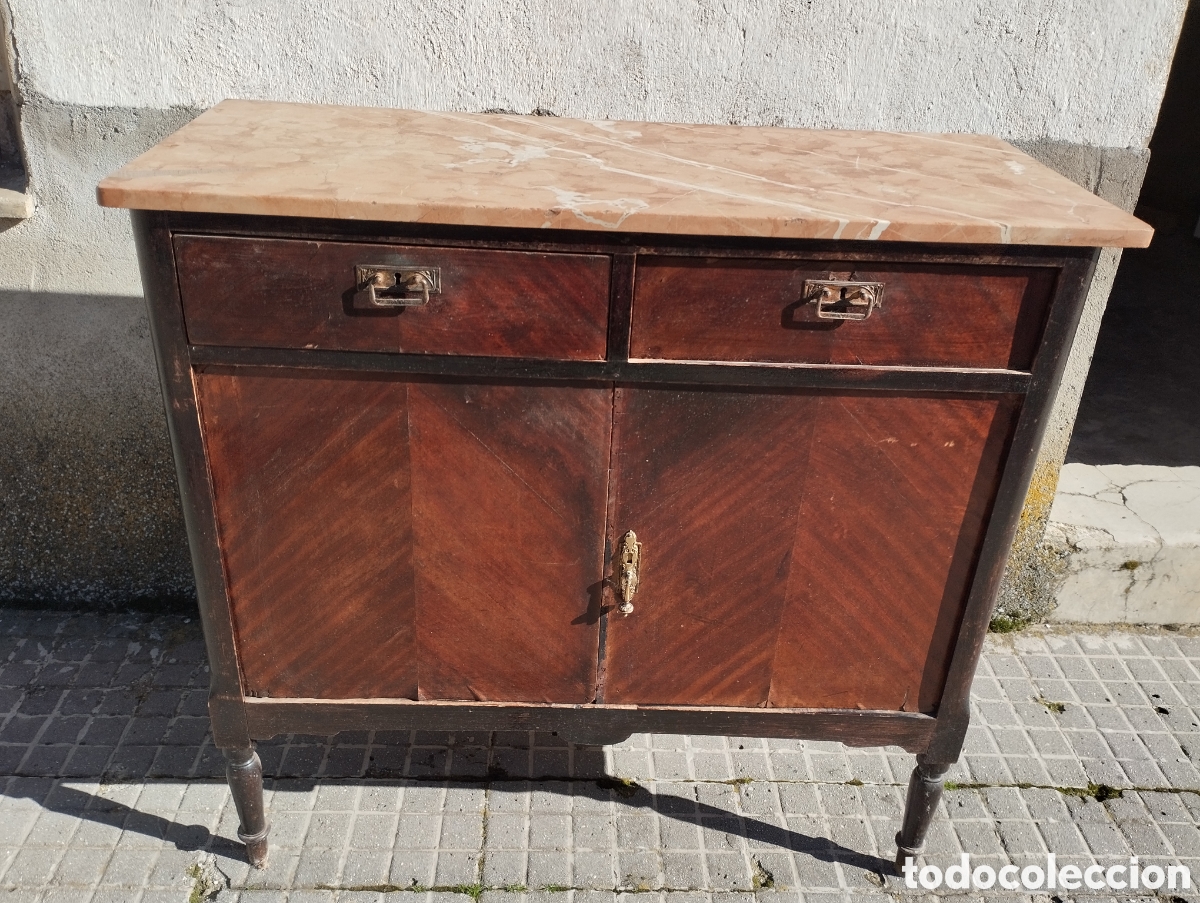 Antig&uuml;edades: Aparador de m&aacute;rmol Rosa - Foto 4