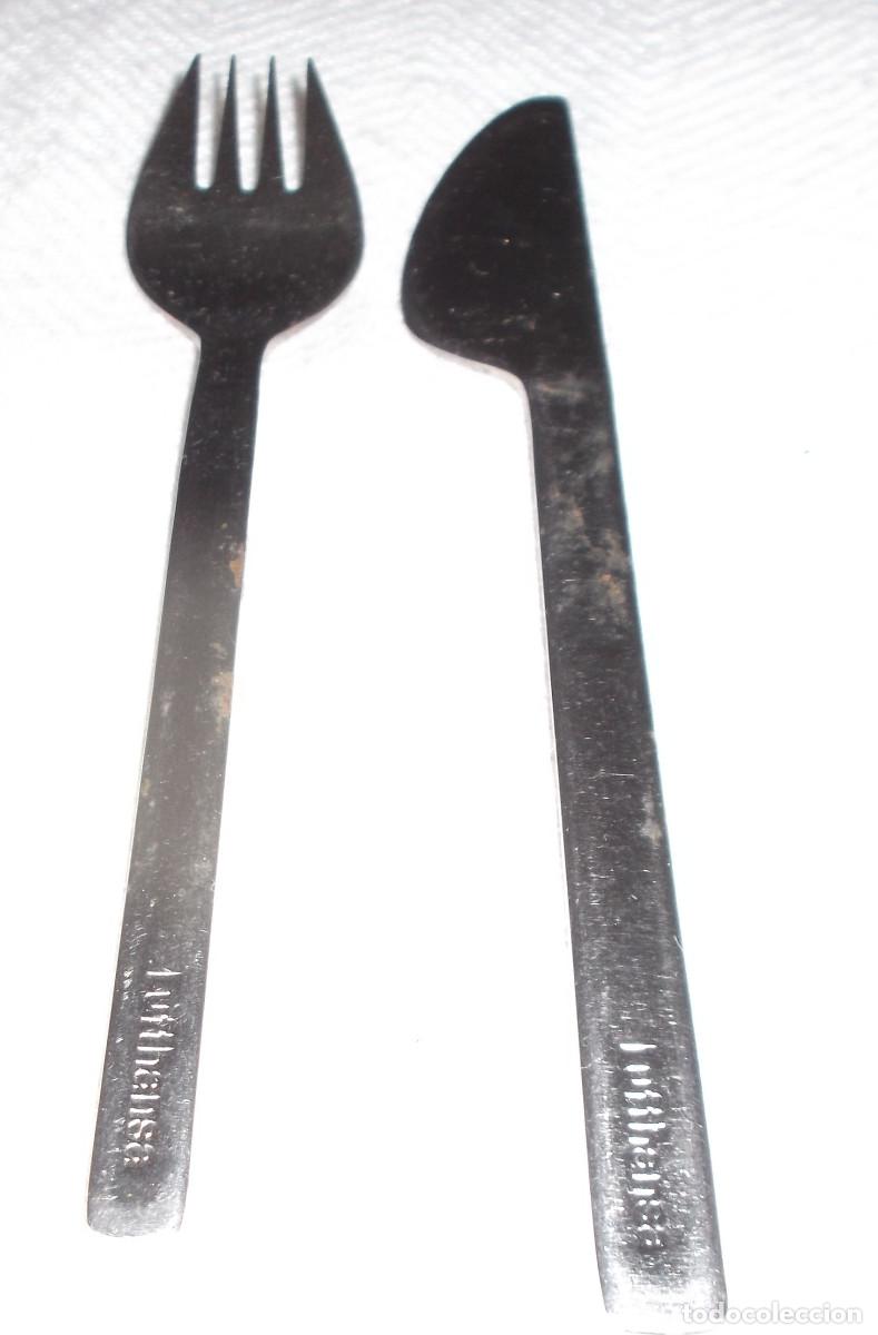 Antig&uuml;edades: dos cubiertos linia aerea lufthansa - Foto 2