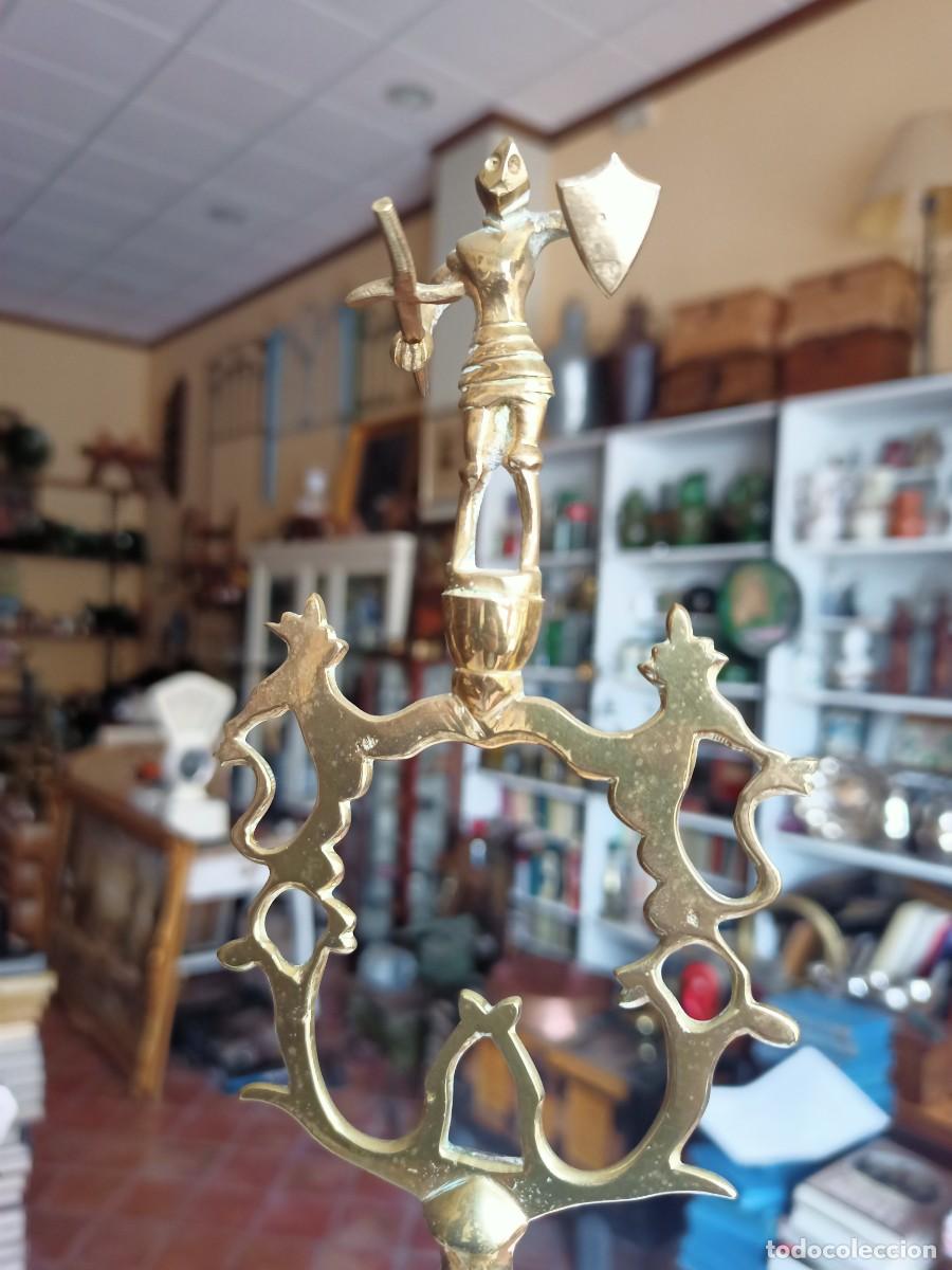 Antig&uuml;edades: Antiguo Vel&oacute;n electrificado de bronce - Foto 5