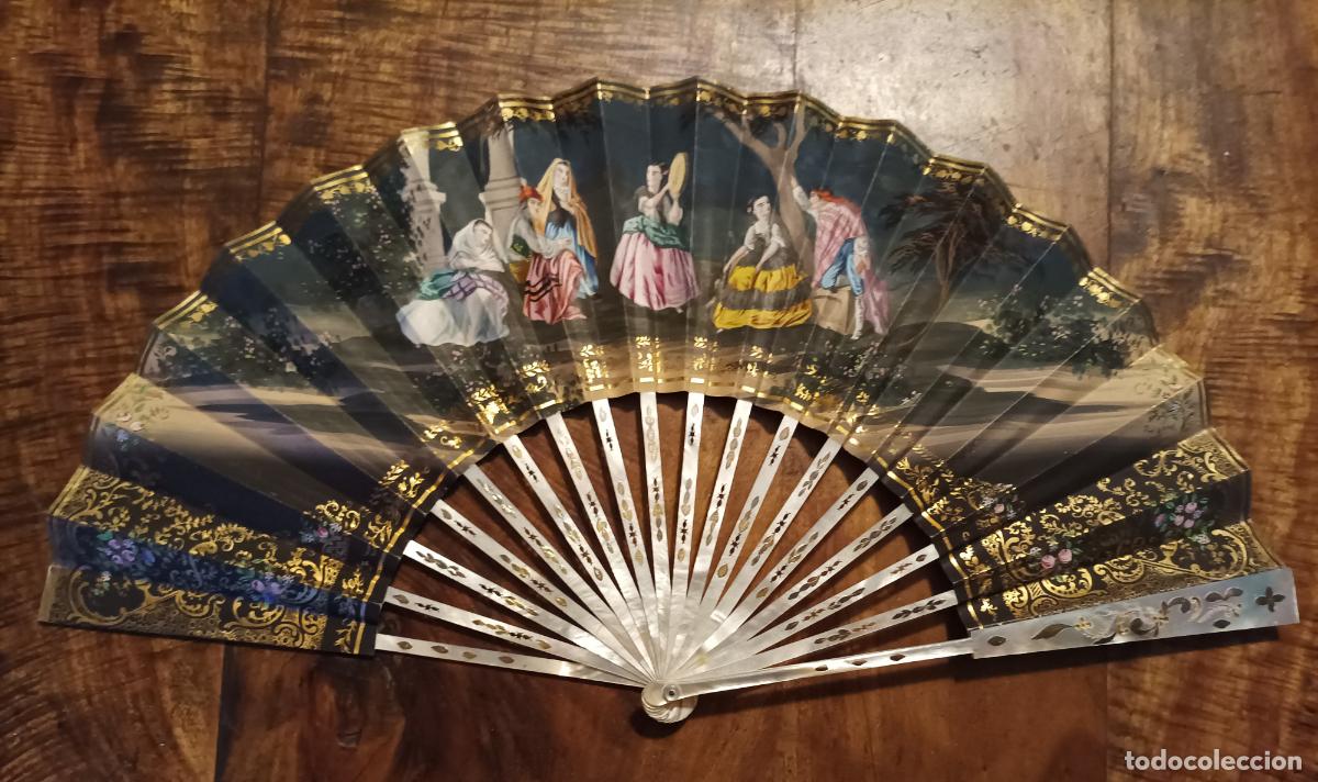 Antig&uuml;edades: Abanicos de los S XIX-XX .lote - Foto 22