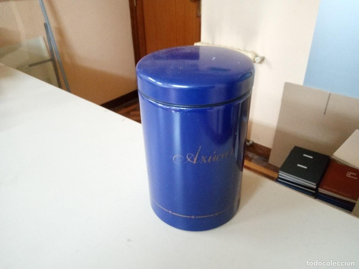 Antig&uuml;edades: Recipiente Metalico Azucar - Foto 1